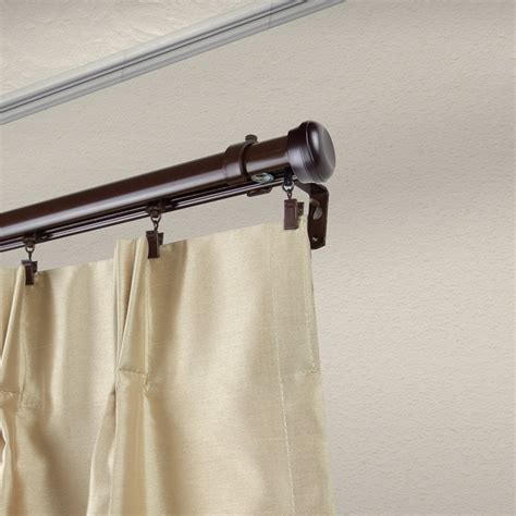 Ceiling Mount Traverse Rod Support 的图像结果