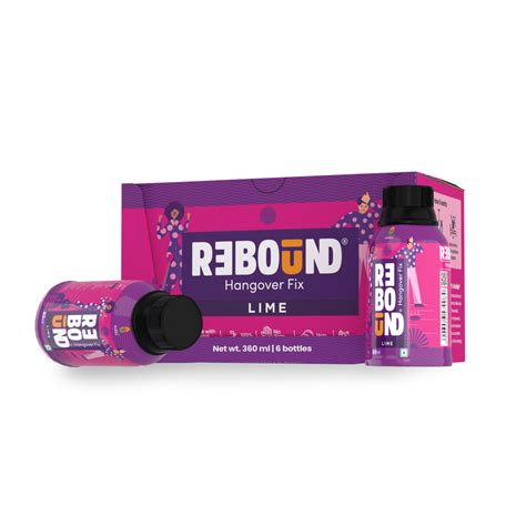 Rebound - 100% Natural Hangover Fix Drink • Pack of 6 | Rebound