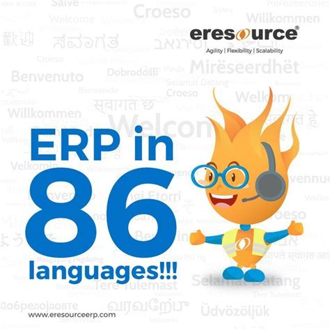 Multilingual ERP Software | Now in 86 languages | eresource ERP