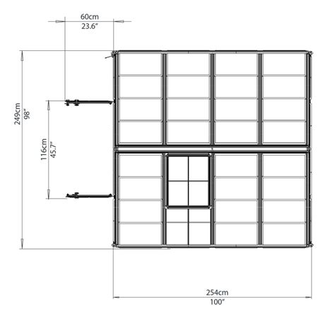 Canopia By Palram Snap & Grow 8X8 Silver Greenhouse [HG8008] | Free ...
