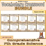 Crossword Craze: 7th Grade Science Vocabulary Puzzle Bundle | TPT