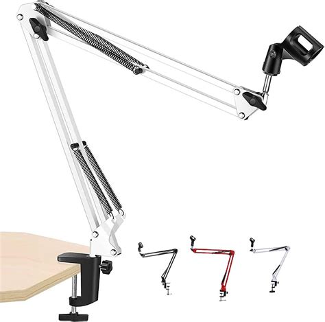 Techtest Condenser Mic Stand Multifunctional Boom Arm Flexible Stage ...
