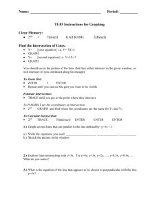 TI-83 Plus Tutorial 的图像结果