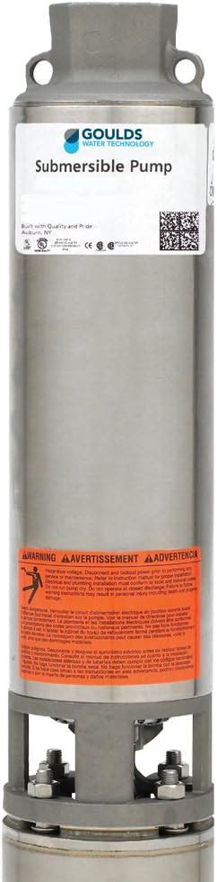 Buy Goulds 18GS15422C Submersible Water Well Pump, 18 GPM, 1-1/2 HP, 11 ...