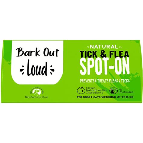 Buy Bark Out Loud Natural Tick & Flea Spot On Online | Supertails