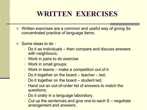 Image result for How to Write Exercises