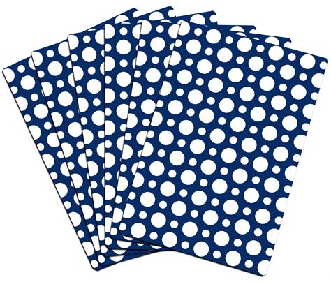 Kuber Industries Polka Dots Design 6 Pieces PVC Refrigerator/Fridge ...