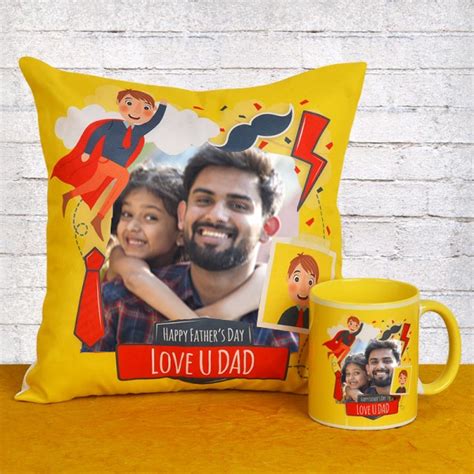 Buy Personalized Cushion N Mug Online | gifts Delivery India | GoGift