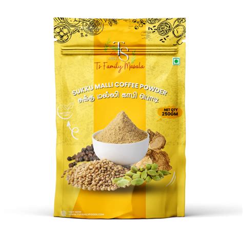 Sukku Malli Coffee Powder (சுக்கு மல்லி காபி பொடி ) – TS Family Foods