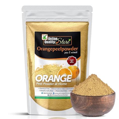 Online Quality Store Orange Peel Powder for oil control |santra chilka ...
