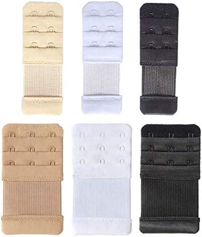 Buy SAMGU Bra Extenders 2 Hooks / 3 Hooks Stretchy Bra Extension Straps ...