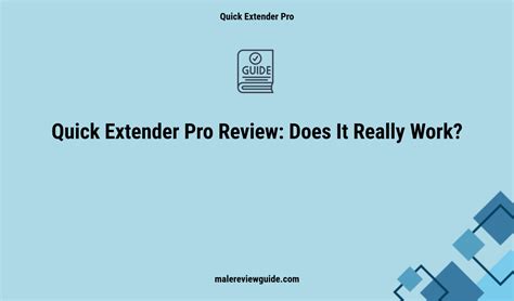 Image result for Quick Extender Pro Review