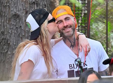 Adam Levine and Behati Prinsloo Pack on PDA at Disney: Photos