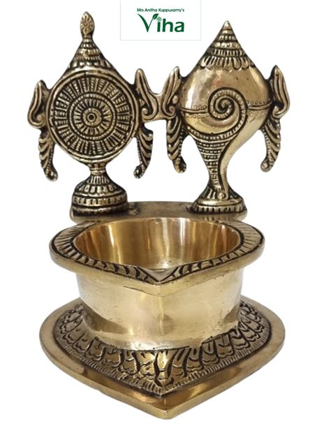 Sangu Chakra Lamp Brass – Viha Online