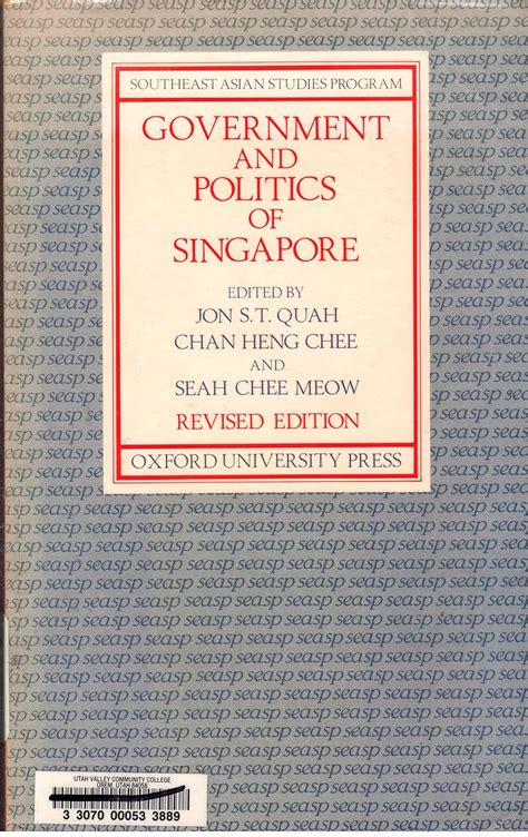 Buy Government and Politics of Singapore (Southeast Asian Studies ...