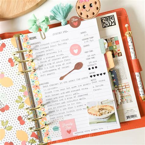 Diy Recipe Book Template, Whip Up A Better Way To Keep Track Of Your ...