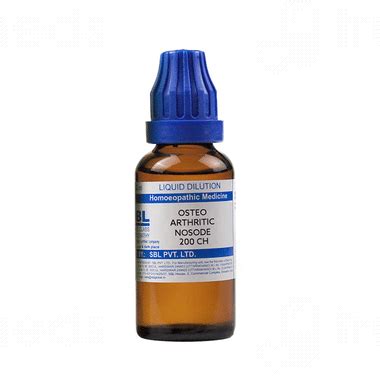 Sbl Osteo Arthritic Nosode 200 Ch Dilution 30 Ml - Uses, Side Effects ...