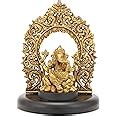Buy CraftVatika Ganesh Idol Murti Brass Statue for Pooja Room Home ...