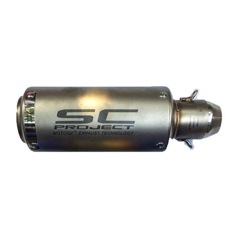 SC Project SLIP-ON Performance Exhaust Silver – TECHNO KHAN STORE