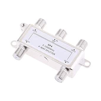 NYLSA 4 Way Splitter 5-1000MHz Signal CATV Splitter TV Antenna Coaxial ...