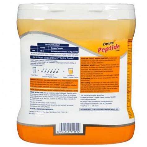 Buy Ensure Plus Peptide Jar Powder 400 gm x 4 pack (Free shipping ...