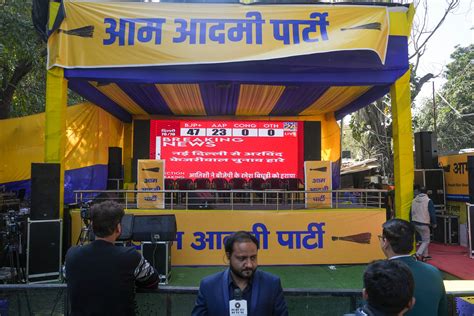 Visuals of celebration disappointment in Delhi on results day | Modi ...