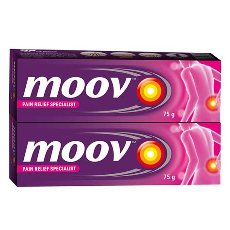 Moov Fast Pain Relief Cream - 75g | Suitable for Back Pain, Muscle Pain ...