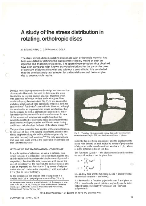 Image result for Rotating Discs Stress Analysis
