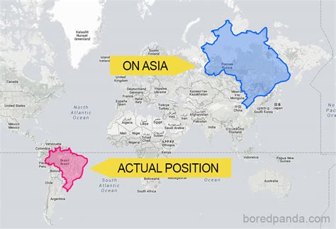 Accurate Sized World Map 的图像结果