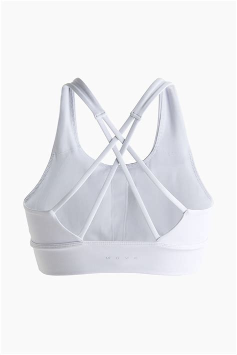 Women's Lilac Medium Support Sports bra with SoftMove™ | H&M IN