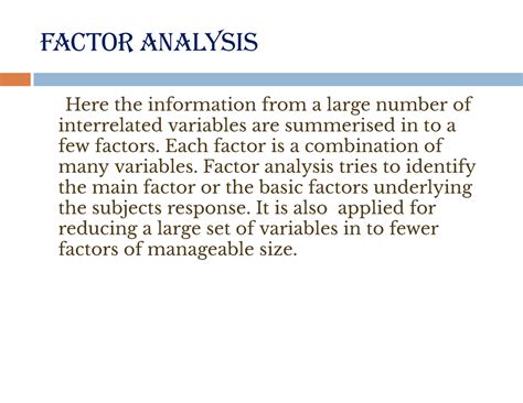 QT-Factor analysis - Quantitative Techniques - MG University - Studocu