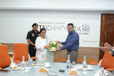 Delegation From Thiruvananthapuram Military Station Visits Technopark ...