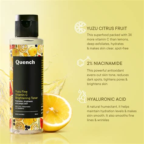 Brightening Toner with Yuzu Vitamin C – Quench Botanics