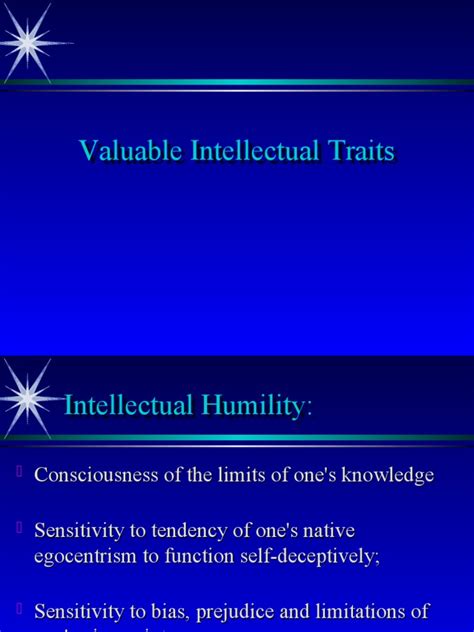 Image result for Essential Intellectual Traits