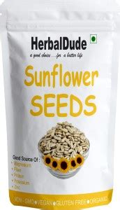 HERBALDUDE Sunflower Seeds with immunity boosters Sunflower Seeds -200g ...