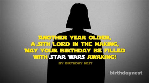 15 Star Wars birthday wishes - Birthday Nest