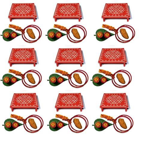 Varalakshmi puja return gifts with pasupu kumkum pack of 9 | ethnic ...