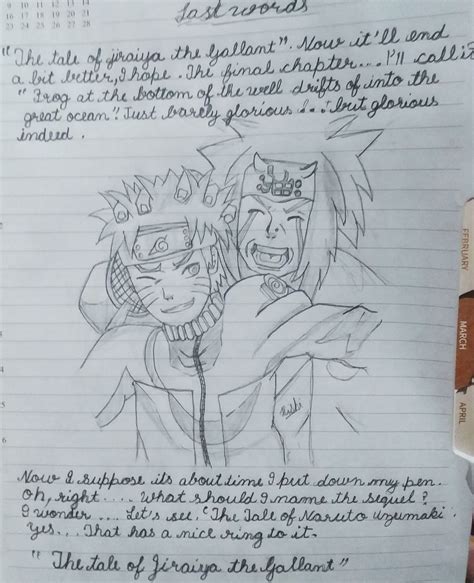 Jiraiya's last words in 2025 | Sketch book, Anime drawing books, Anime ...