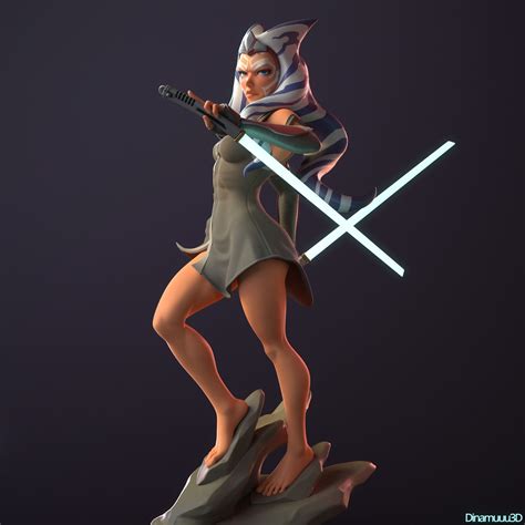 Ahsoka Tano Star Wars Multi Version SFW NSFW STL 3D model 3D printable ...