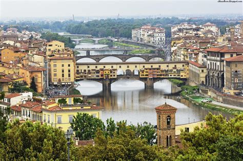 Florence Ponte Vecchio Beautiful Italian Old Bridge Arno River Italy Hd ...