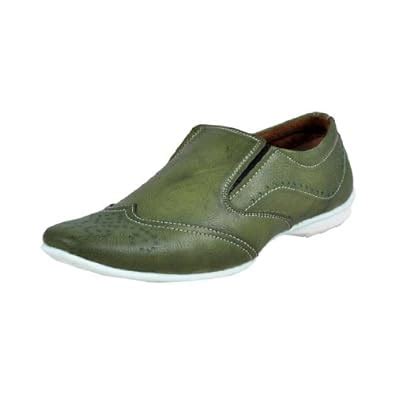 Buy Hm Men's Green Synthetic Casual Shoes (GTHM282 Green) UK 10 at ...