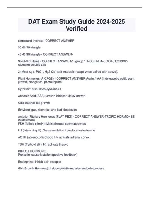 Image result for Dat Study Guide