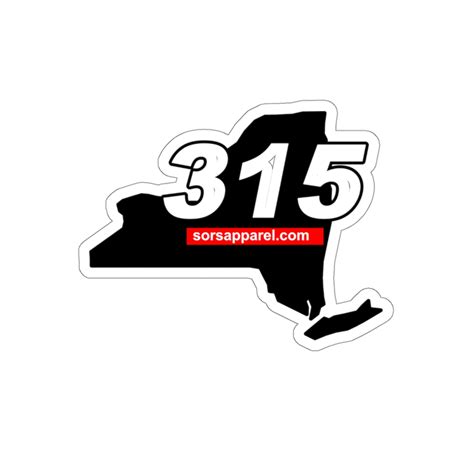 315 Area Code Sticker 的图像结果