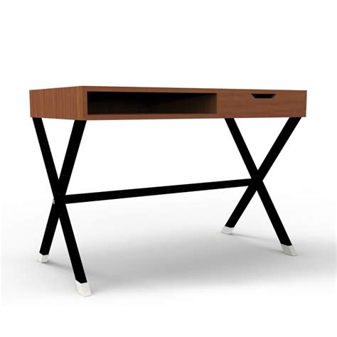 Wooden Top & Metal Base Study Table – Lakdi.com - Furniture & Interiors Co.