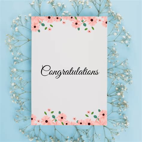 Buy A5 Personalized Congratulations Card in Nairobi - Artmall Gift Shop