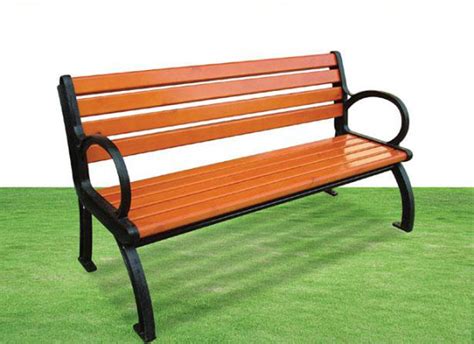 广场休闲椅新款公园椅可订制小区广场铸铁脚防腐木塑欧式长椅靠背椅