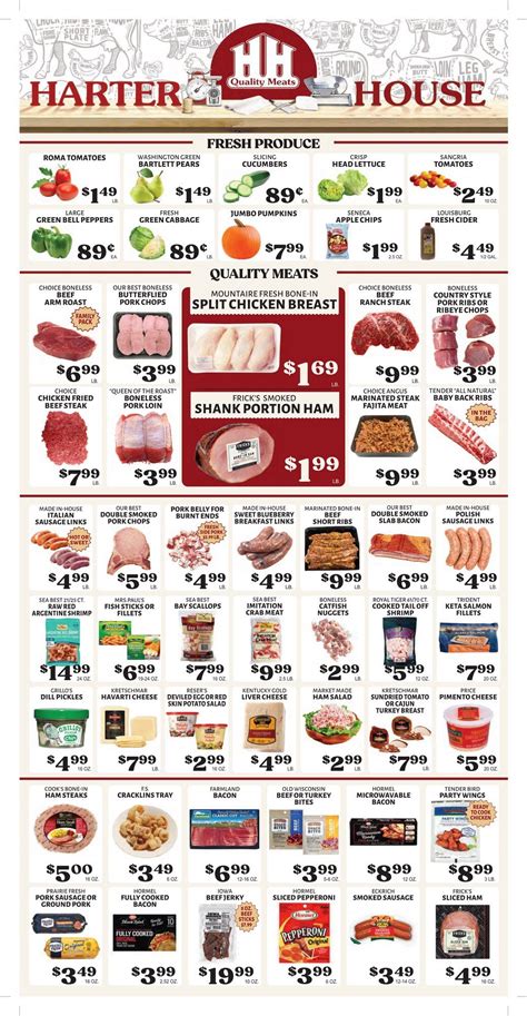 Harter House Weekly Ad Oct 15 – Oct 21, 2025