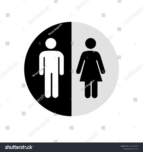 Male Female Icons Symbol Distinguish Male Stock Vector (Royalty Free) 2217747079 | Shutterstock