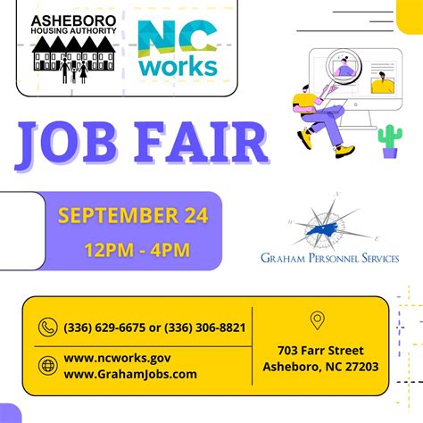 #jobfair #asheboro #ncworks #hiringnow | Graham Personnel Services