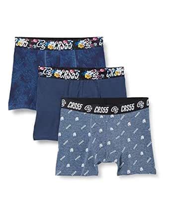 Mens Boxers Shorts (3 Pack) Crosshatch Multipacked Underwear Gift Set ...